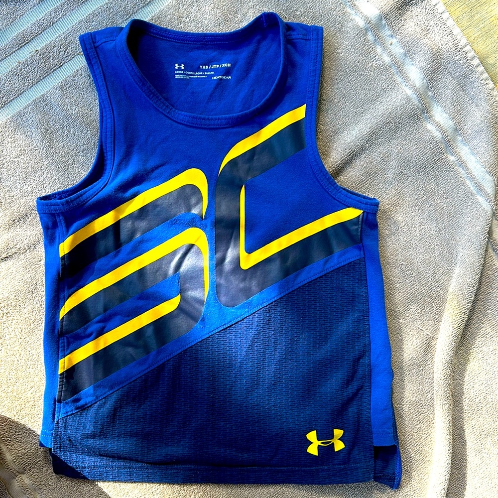 UA Boys Steph Curry tank top